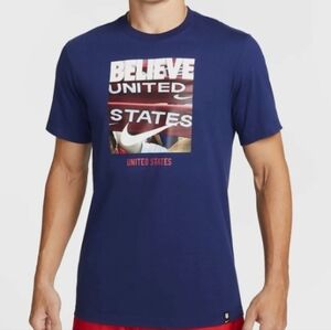 USMNT 22 Phot Blue Short Sleeve T-Shirt